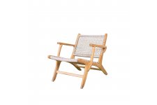 Hasırlı Kollu Teklı Teak Koltuk