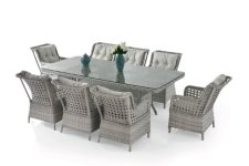 Karamel Rattan Yemek Masa Takımı