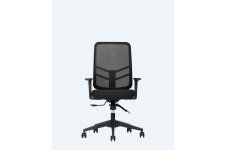  Leta Fileli Ofis Çalışma Koltukları- Siyah Gövde Sabit Kol 