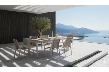 Lusha Mermer Masa Seti