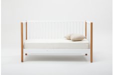Masif Ahşap Anne Yanı Beşik Karyola 70x140