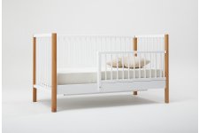 Masif Ahşap Anne Yanı Beşik Karyola 70x140
