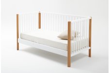 Masif Ahşap Anne Yanı Beşik Karyola 70x140