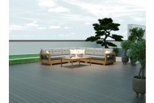 Milano Teak Köşe Koltuk Takımı