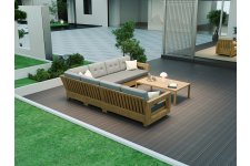 Milano Teak Köşe Koltuk Takımı