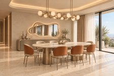 Montera Koleksiyonu | Şampanya Ve Bronz Detaylı Ev Mobilyaları