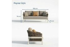 Poyraz Bahçe Koltuk Takımı