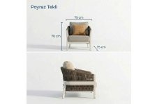 Poyraz Bahçe Koltuk Takımı