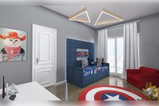 Proje Tasarımı - Marvel Temalı Erkek Çocuk Odası 
