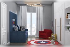 Proje Tasarımı - Marvel Temalı Erkek Çocuk Odası 