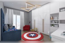 Proje Tasarımı - Marvel Temalı Erkek Çocuk Odası 