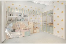 Proje Tasarımı - Unicorn Ranzalı Kaydıraklı Eğlenceli Kız Çocuk Odası 