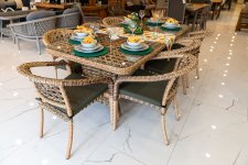 Rattan LATTE Yemek Grubu 8 Kişilik