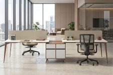 Ritim Dörtlü Kare Kabinli Workstation