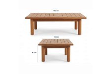 Theo Teak Bahçe Koltuk Takımı
