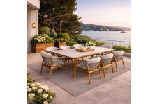 Troy Teak Bahçe Masa Takımı-280 Cm