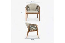 Troy Teak Bahçe Masa Takımı-280 Cm