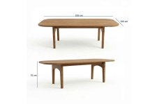 Vanessa Teak Bahçe Masa Takımı-225 Cm