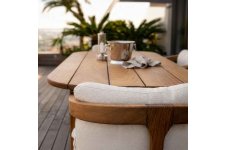 Vanessa Teak Bahçe Masa Takımı-225 Cm