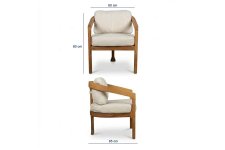 Vanessa Teak Bahçe Masa Takımı-225 Cm