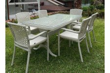 Vial İthal Rattan Masa Takımı