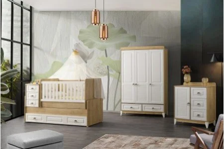 Aymini esla bebek odası - Bebe Çeyiz Sarayı