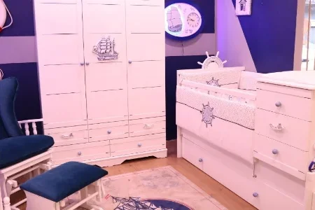 Denizci Bebek Odası Takımı - Baby Fidan Luxury