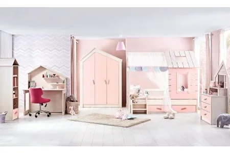 Pink House Çocuk Odası - Caploonba