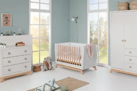 Rococo Beige Bebek Odası Takımı - Piccolino Mobilya