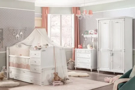 Romantic Bebek Odası - Çilek Mobilya