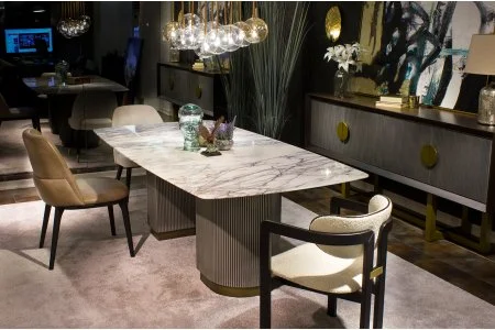 rome marble dining table - Şanze Mobilya