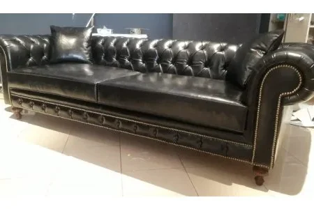 Siyah İnci Chester Koltuk - Bient Furniture & Design